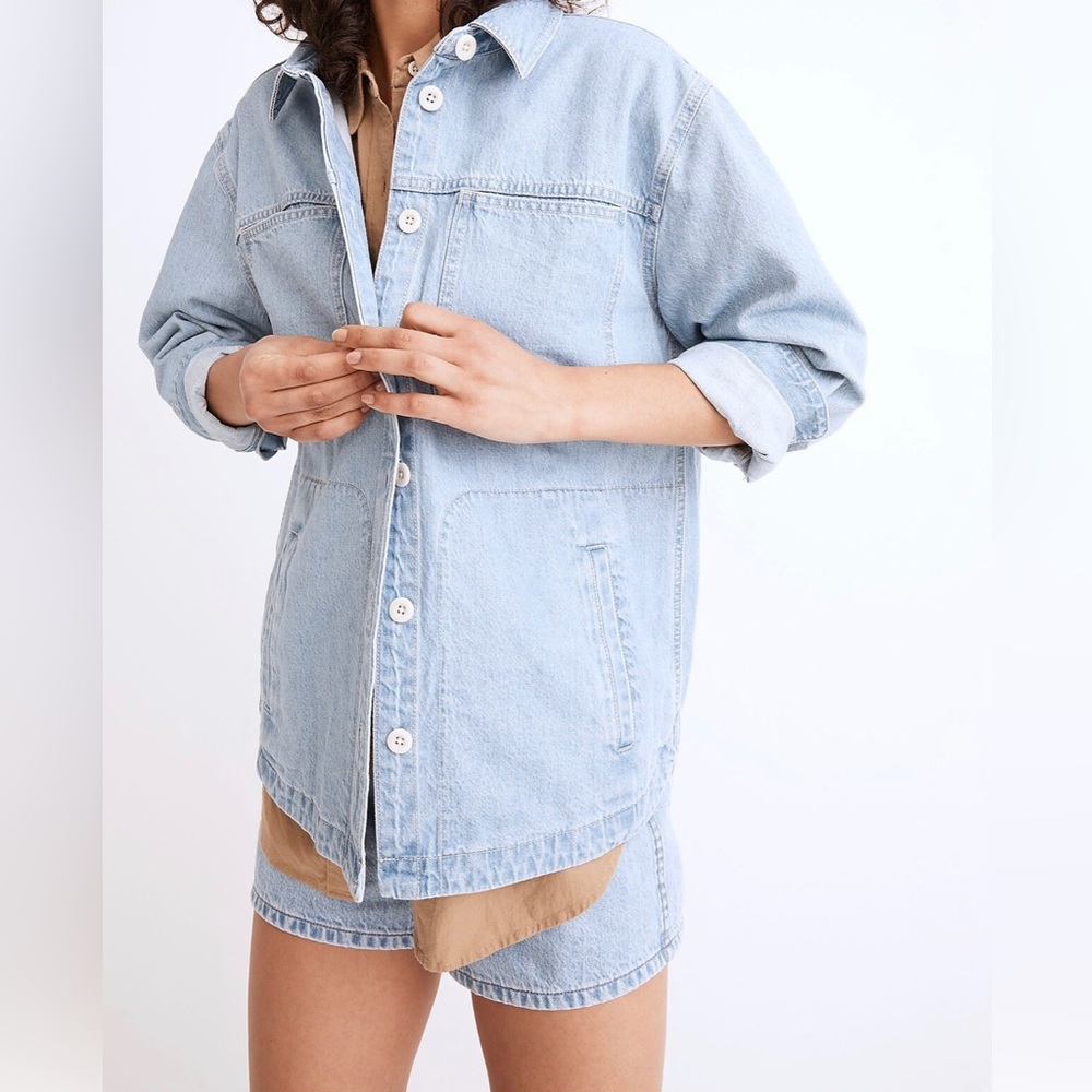 Madewell Denim Ames Oversized Shirt-Jacket